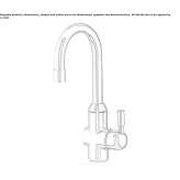 1-hole kitchen faucet with swivel spout Gernrode