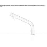 Stainless steel kitchen faucet with single handle Emmen