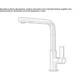 Single-lever kitchen faucet with swivel spout Tramelan