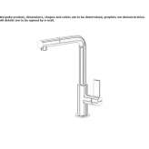 Kitchen faucet with swivel spout and pull-out spout Tramelan