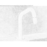Stainless steel kitchen faucet with single handle Overland