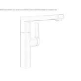 Stainless steel kitchen faucet with swivel spout Mjoelby