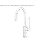 Kitchen faucet with swivel spout and pull-out spout Sadovo