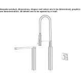 3-hole electronic LED kitchen faucet Mazatlan