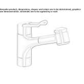 Kitchen faucet with pull-out spout Obbicht