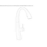 Kitchen faucet with pull-out spout Coalaque