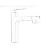 Countertop kitchen faucet with pull-out spout Mogila