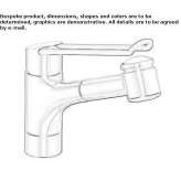 Kitchen faucet with pull-out spout Obbicht