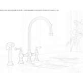 Bridge tap with pull-out spout Roteglia