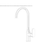 Single-lever kitchen faucet with swivel spout Ruviano