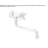 1-hole kitchen faucet for wall mounting Okemos