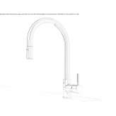 Single-lever kitchen faucet with pull-out spout Kavacik