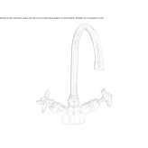 1-hole kitchen faucet with aerator Elsdorf