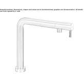 Stainless steel hidden kitchen faucet Montreal