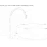 Kitchen faucet with 2 holes and single handle Pestis