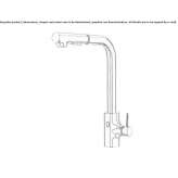 Stainless steel kitchen faucet with pull-out spout Bijvanck