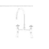 2-hole countertop kitchen faucet Shilla