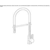 Single-lever kitchen faucet with pull-out spout Harze