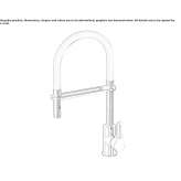 Countertop kitchen faucet with pull-out spout Harze