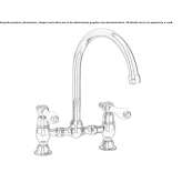 Countertop tap with swivel spout Slavnoye