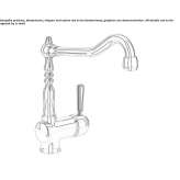 Single-lever kitchen faucet with swivel spout Amadora