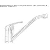 Single-lever kitchen faucet with swivel spout Tomochic