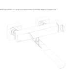 Wall-mounted kitchen faucet Lemgo