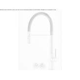 Countertop kitchen faucet made of stainless steel with a pull-out spout Dornava