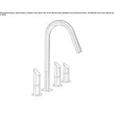 Stainless steel kitchen faucet with pull-out spout Plumelec