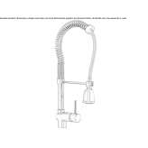 Professional countertop kitchen faucet with a pull-out spout Passons