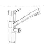 Triflow single handle kitchen faucet, water purification tap Passons