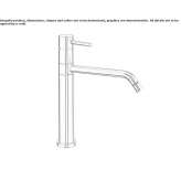 Countertop kitchen faucet with a swivel spout Passons