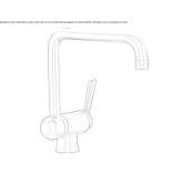 Kitchen faucet under the window Brakel
