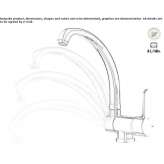 Kitchen faucet under the window Loury