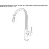 Single-lever kitchen faucet with swivel spout Irolo