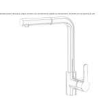 Single-lever kitchen faucet with pull-out spout Passons