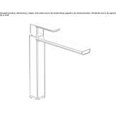 Single-lever kitchen faucet with swivel spout Chatou