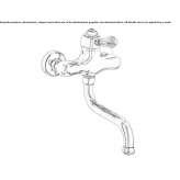 Kitchen faucet with 2 holes and single handle Loche