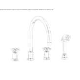 Countertop kitchen faucet with pull-out spout Zemmer