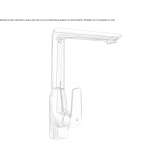 1-hole countertop kitchen faucet Lents