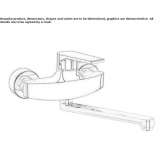 Single-lever brass kitchen faucet Rincon