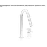 Stainless steel kitchen faucet with pull-out spout Honefoss