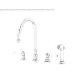 Countertop kitchen faucet with spray Tepehan