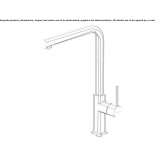 Single-lever kitchen faucet with swivel spout Irolo