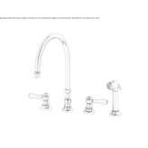 Kitchen faucet with pull-out spout Oulins