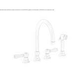 Countertop kitchen faucet with pull-out spout Lytle