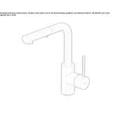 Single-lever kitchen faucet with pull-out spout Amble