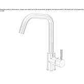 Single-lever kitchen faucet with swivel spout Moita