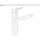 Single-lever kitchen faucet with swivel spout Tunceli