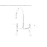 2-hole kitchen faucet Tepehan